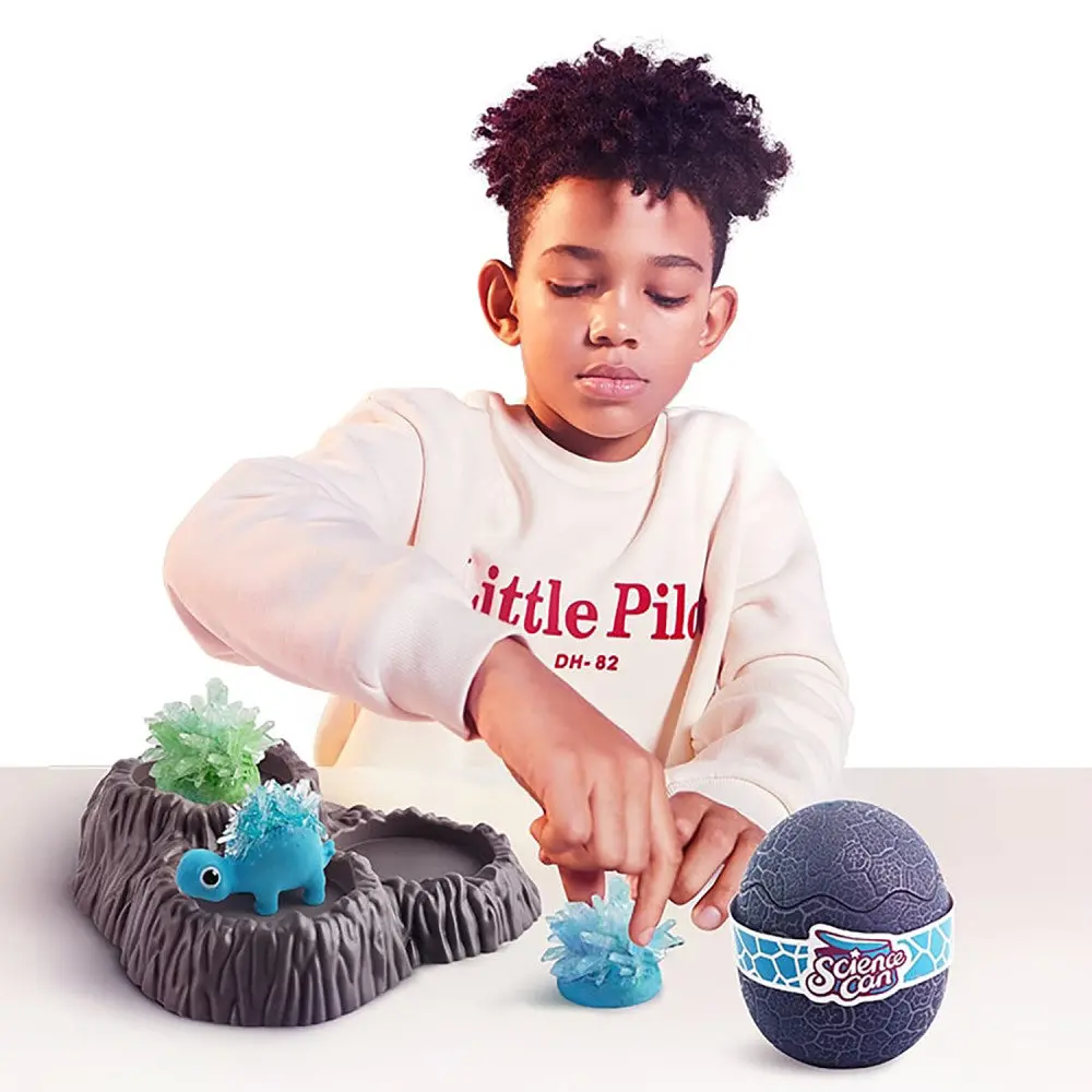 Hape Science Can Crystal Stegosaur Dinosaur Growing Kit 1