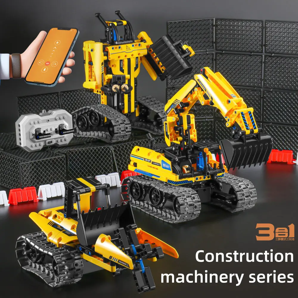 Im.Master Stem Academy: Mechanical Master R/C Excavator 3-In-1 Building Set 2