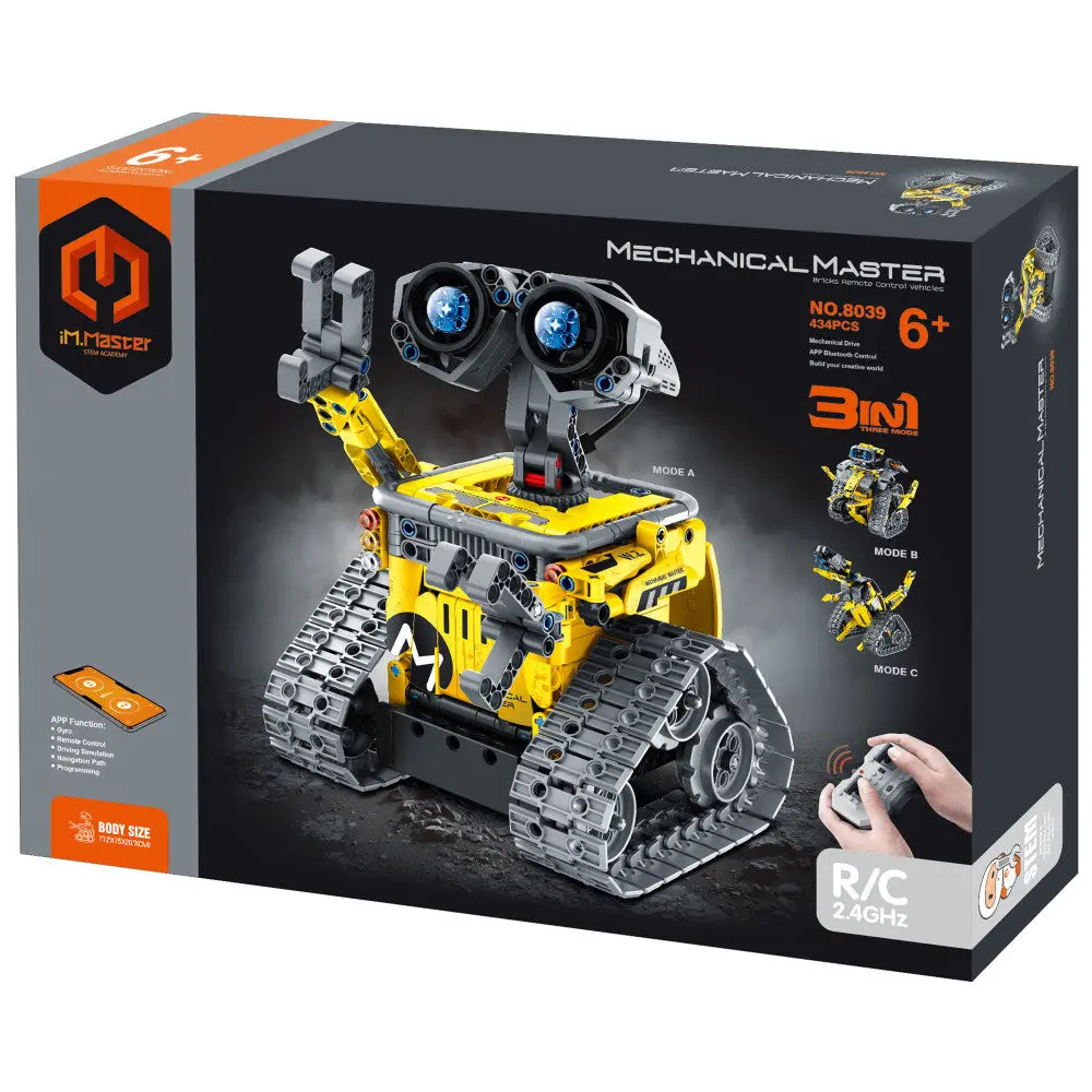 Im.Master Stem Academy: Transformative R/C 3-In-1 Robot Dinosaur - 430Pcs 1
