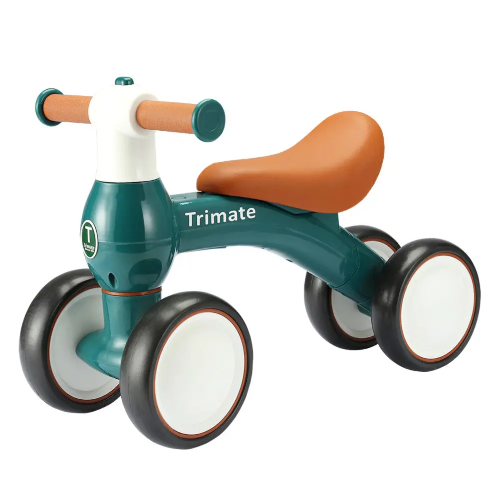 Trimate Baby Walker Balance Bike - Green, Ideal For 1-Year-Olds 1