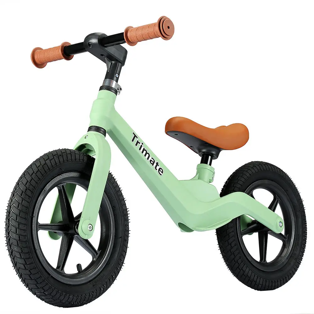 Trimate Toddler Balance Bike, Green - No Pedal Sport Bike For 3-5 Year Old 1