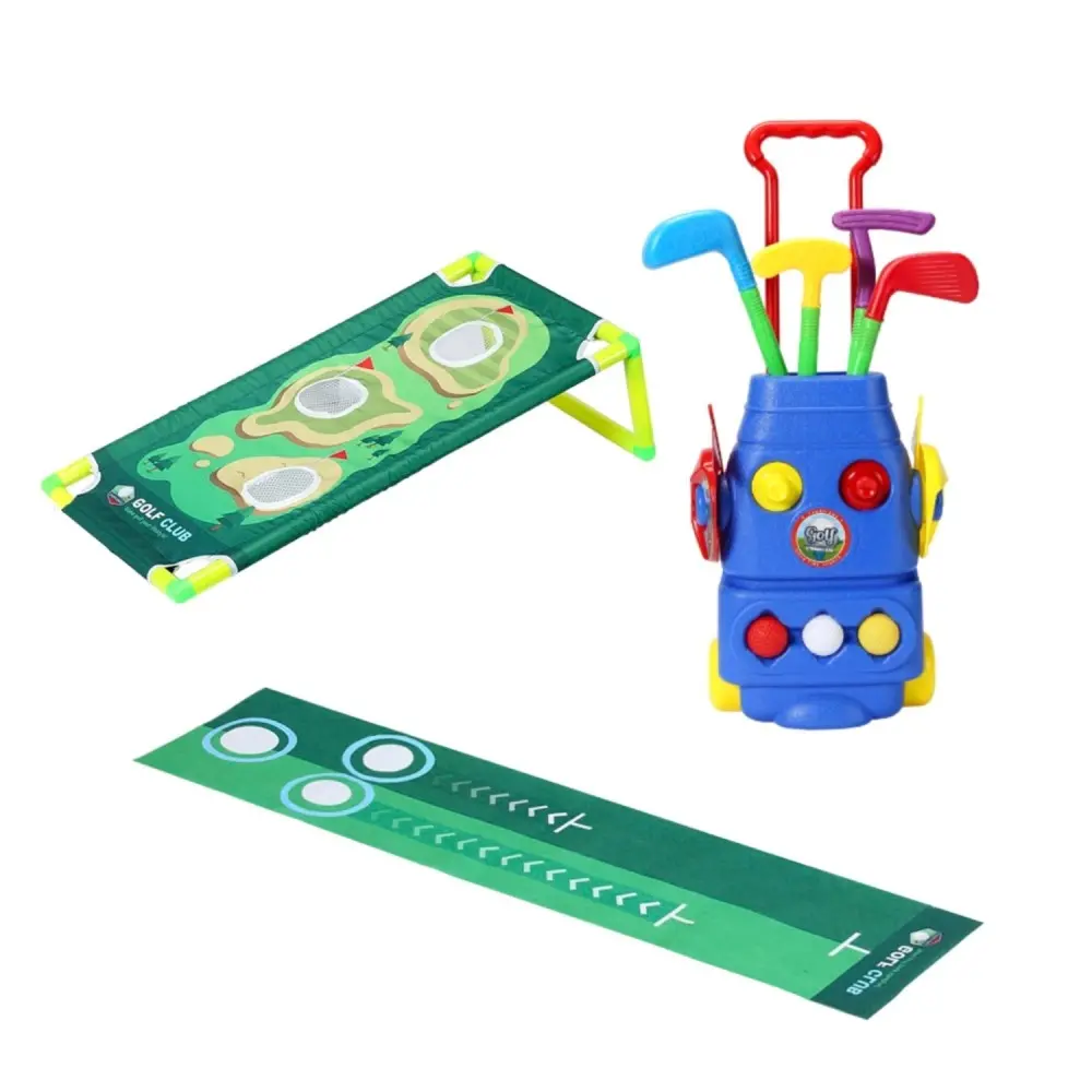 Trimate 2-In-1 Toddler Golf & Cornhole Set - Indoor/Outdoor Sports Fun 1