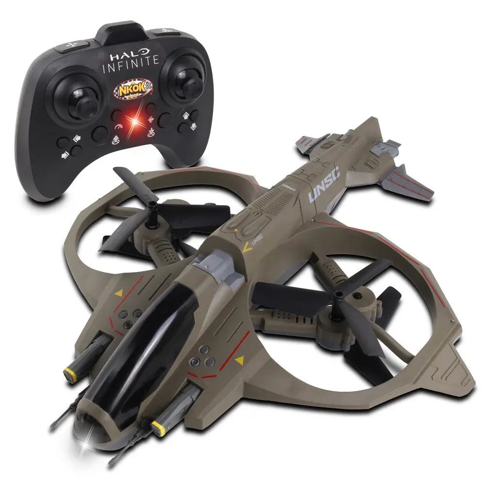 Nkok Halo Infinite Rc Av-49 Wasp Aircraft - 2.4 Ghz Vtol With Auto Features 1