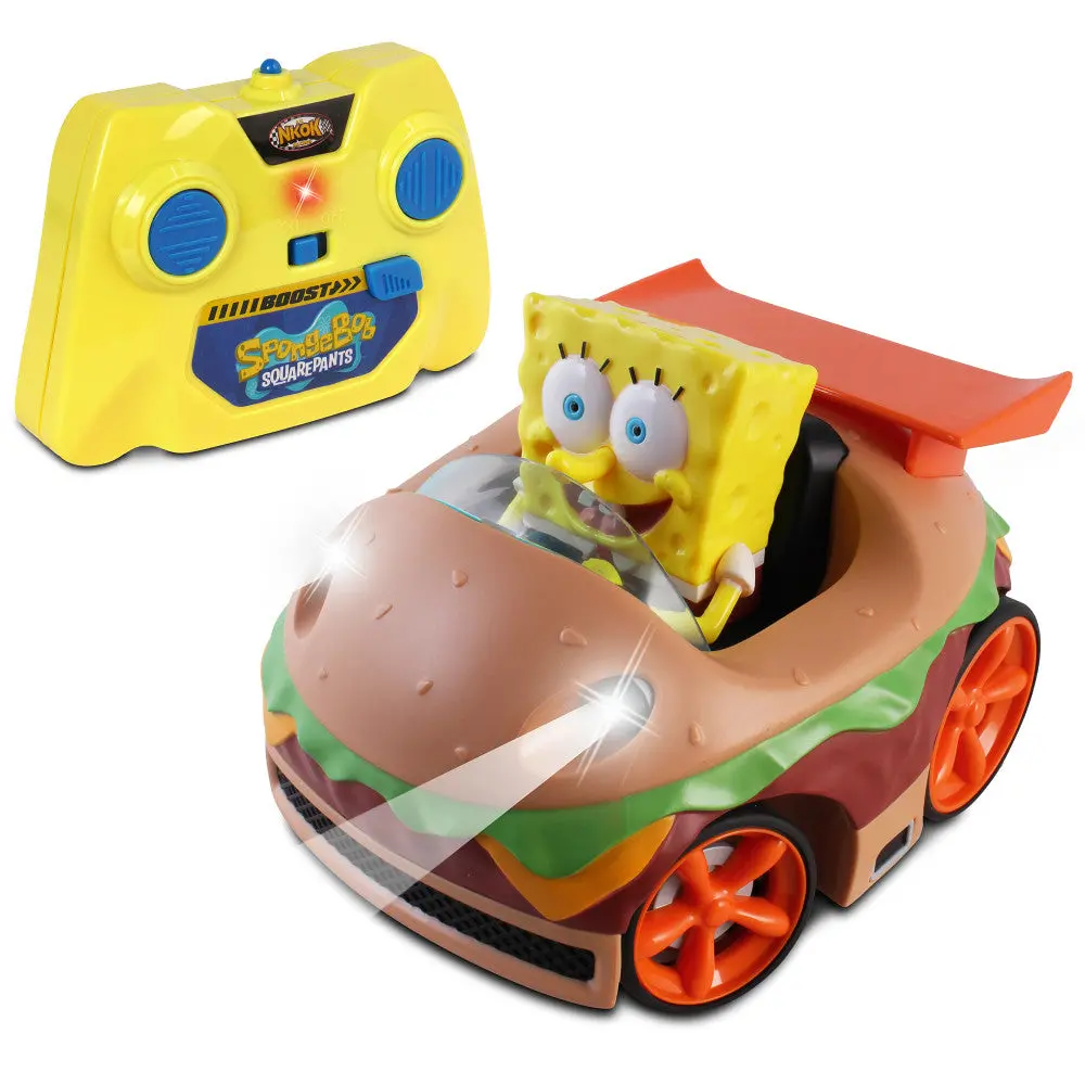 Nkok Spongebob Squarepants Remote Control Krabby Patty Vehicle With Spongebob 1