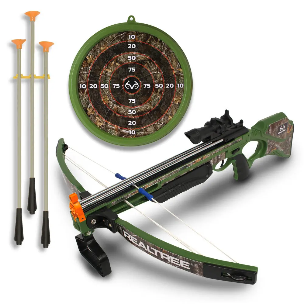 Realtree: Junior Archer Camo Toy Crossbow Set - 26" With Led Scope 1