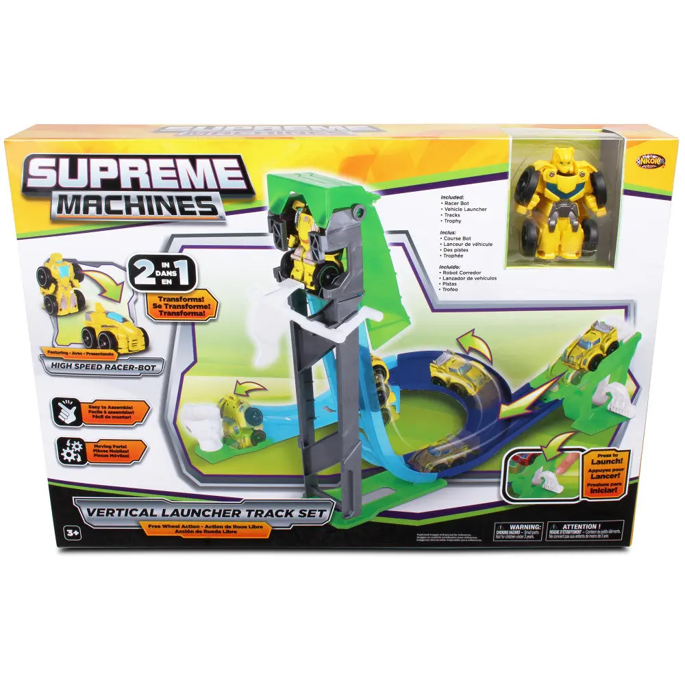 Nkok Supreme Machines Racer-Bot Vertical Launcher Track Set 1