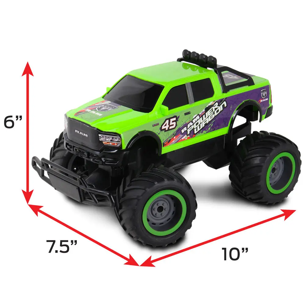 Nkok Mean Machines Rc Ram 2500 Power Wagon - Green 1