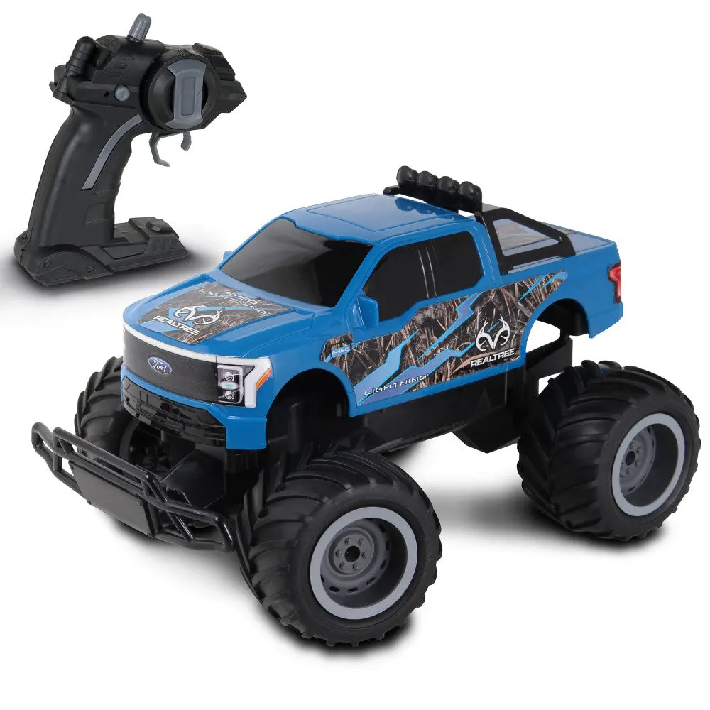 Realtree Remote Control Ford F-150 Lightning - Electrifying Blue 1
