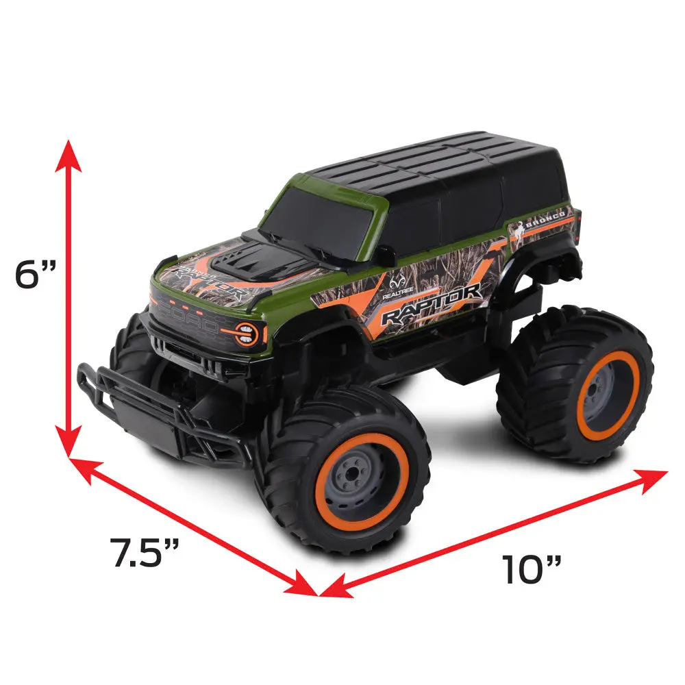 Nkok Realtree Rtr Rc High Performance Ford Bronco Raptor - Green-Orange-Camo 1
