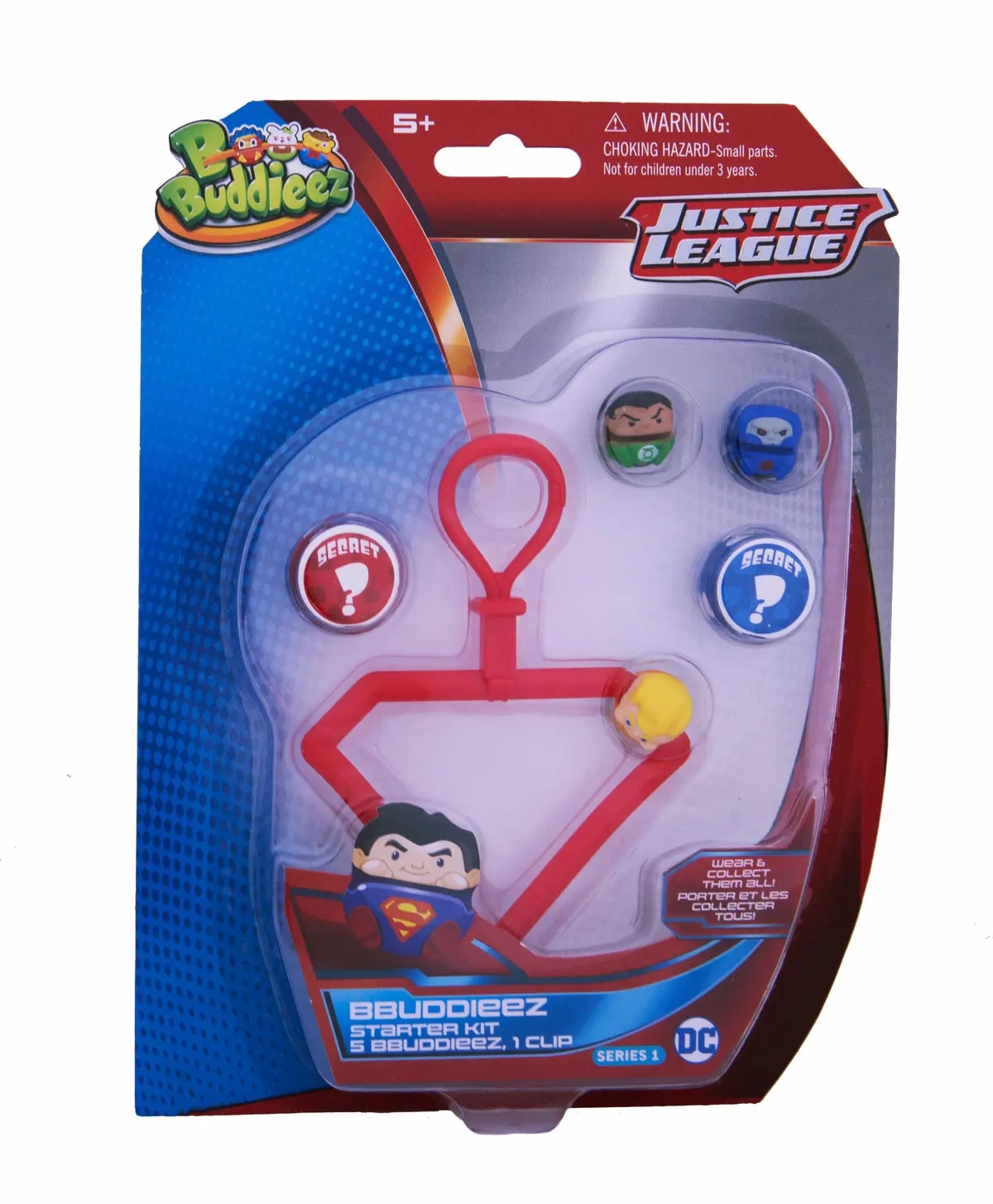 Bbuddieez Dc Justice League Collectible Kit With Batman & Superman Clips 1