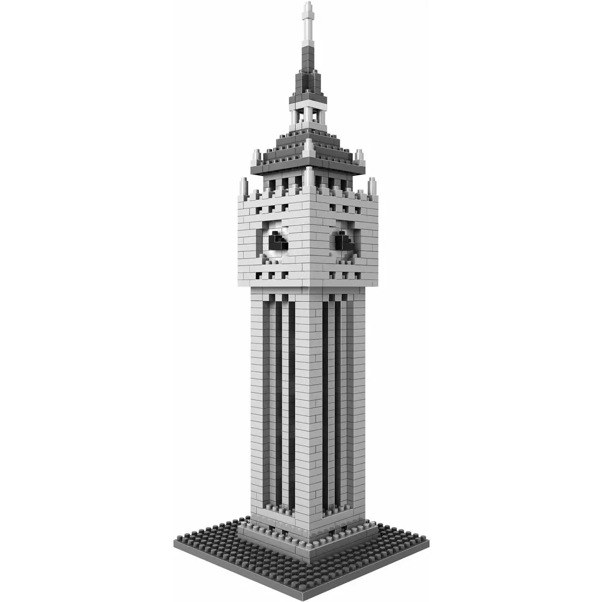 Loz Diamond Block Series 9369 Loz Clock Tower Building Set 1