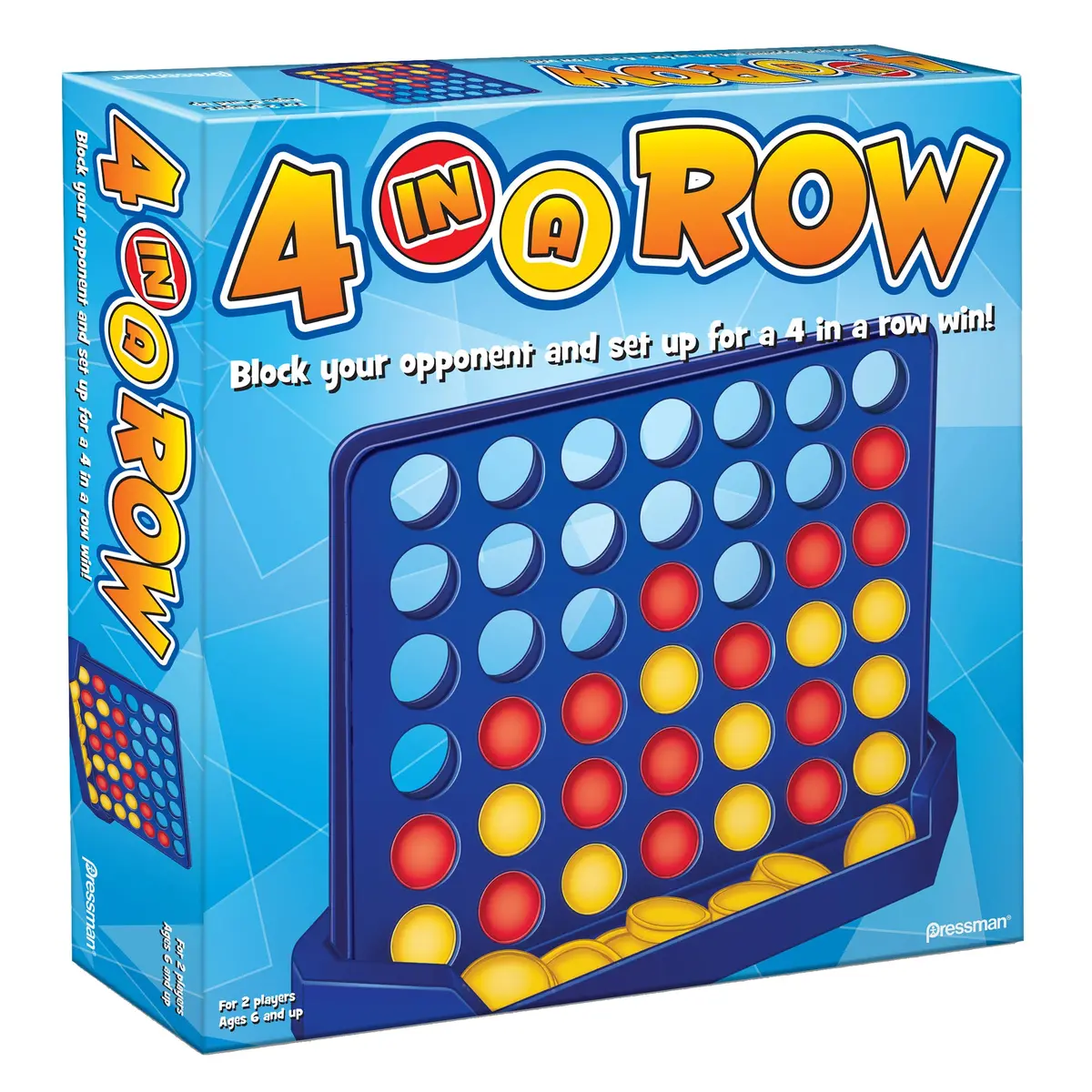Pressman 4 In A Row Classic Strategy Game 1