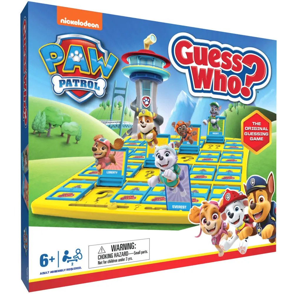 Paw Patrol Guess Who? Collectible Guessing Board Game For Kids Ages 6+ 1