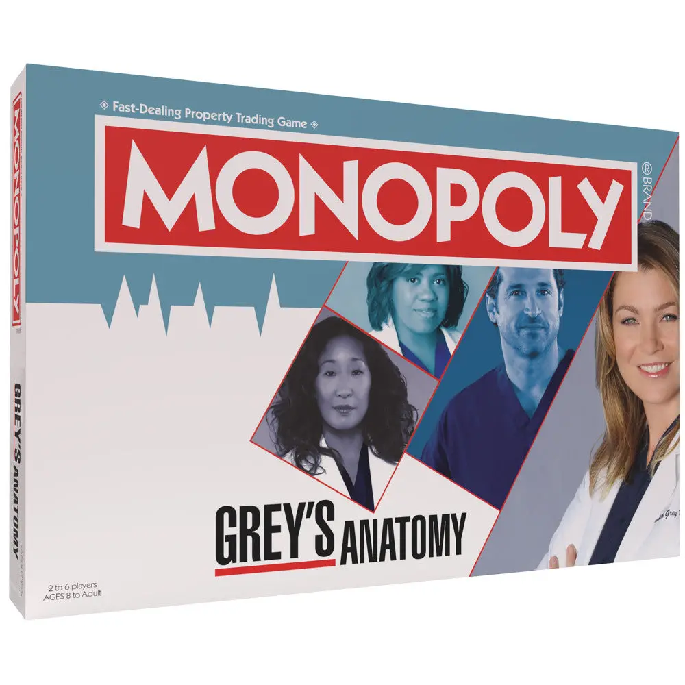 Monopoly: Grey's Anatomy Edition - Medical Drama Board Game For Ages 8+ 1