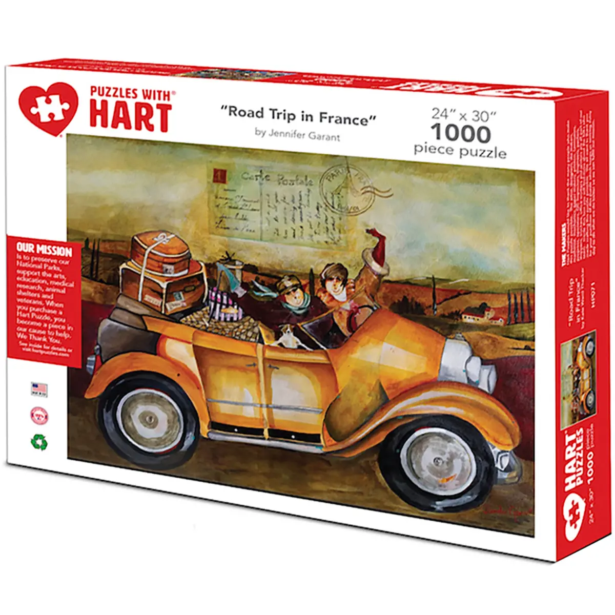 Jennifer Garant Road Trip In France 1000-Piece Premium Puzzle 1