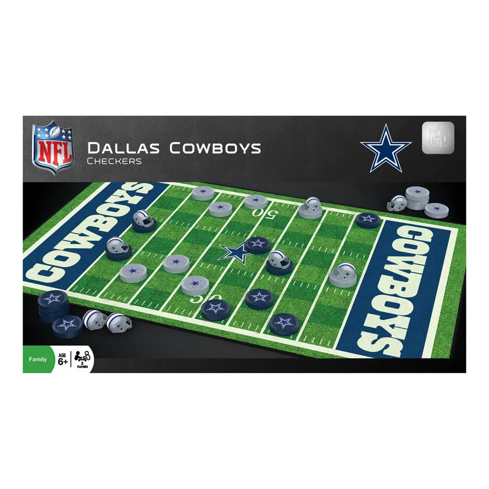 Dallas Cowboys Nfl Checkers Game Set By Masterpieces 1