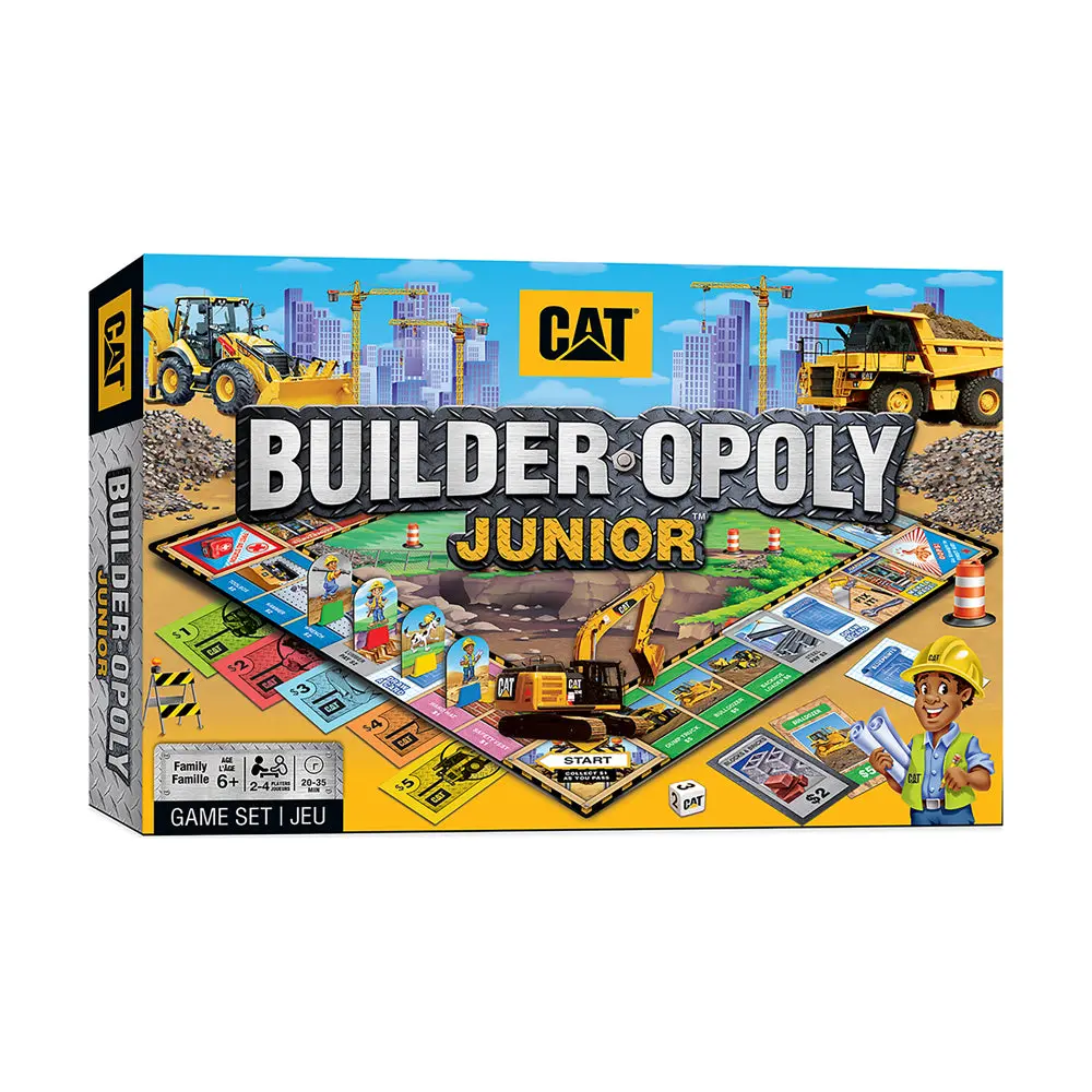 Caterpillar Builder Opoly Junior Board Game 1