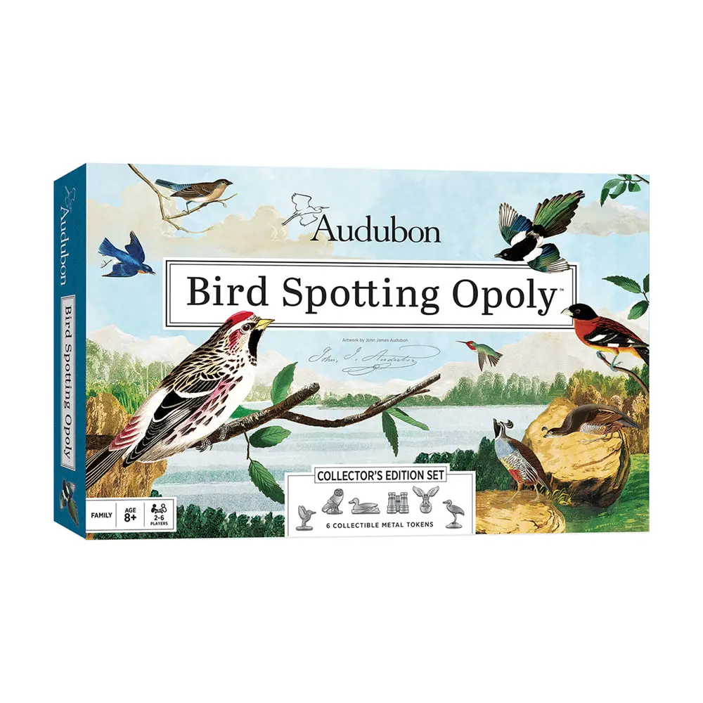 Audubon Bird Spotting Opoly Collector's Edition Board Game 1