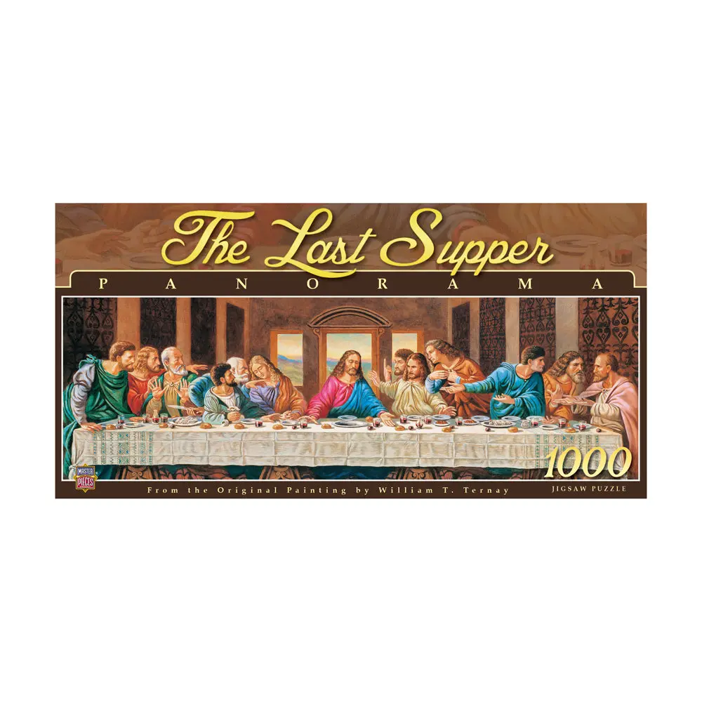 Masterpieces The Last Supper Panoramic Jigsaw Puzzle - 1000 Pc 1