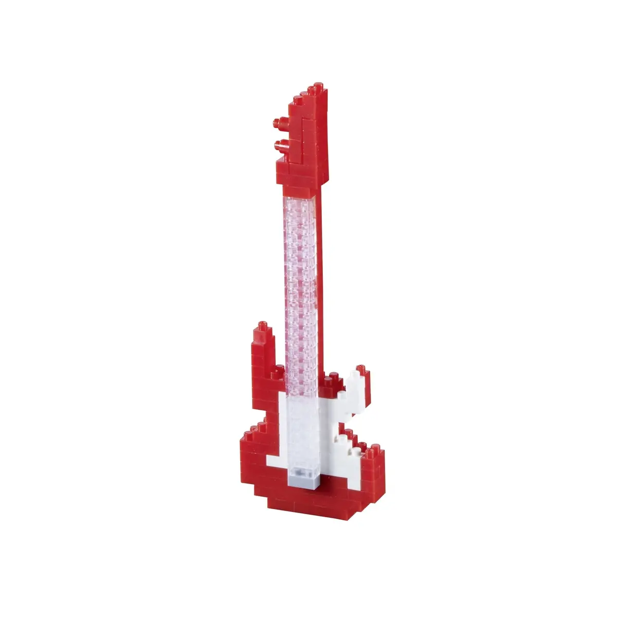 Brixies 115-Piece E-Guitar Red 3D Micro Brick Construction Kit 1