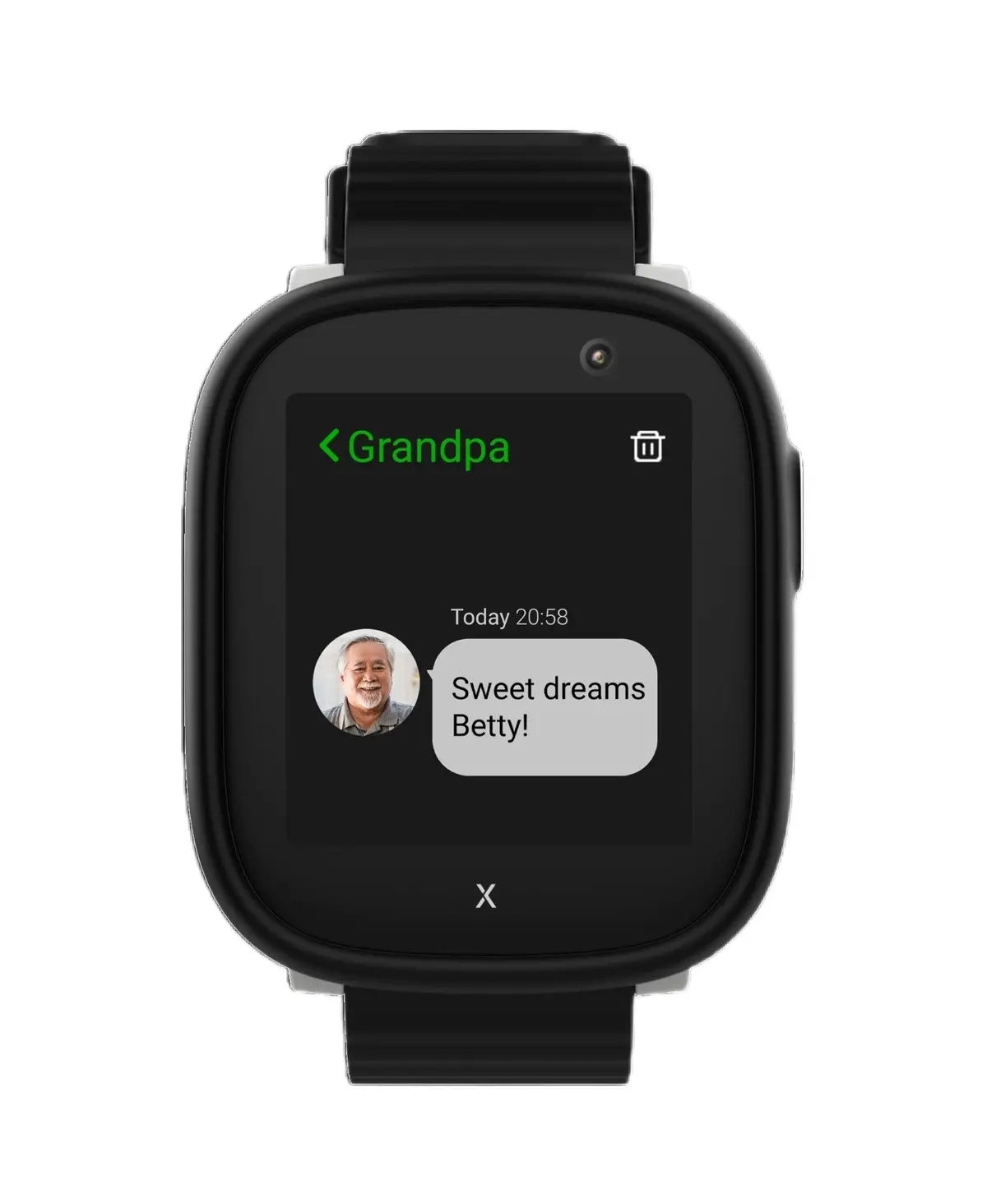 X6play Kids' Smart Watch Cell Phone With Gps - Interactive Safety Device - Black 1