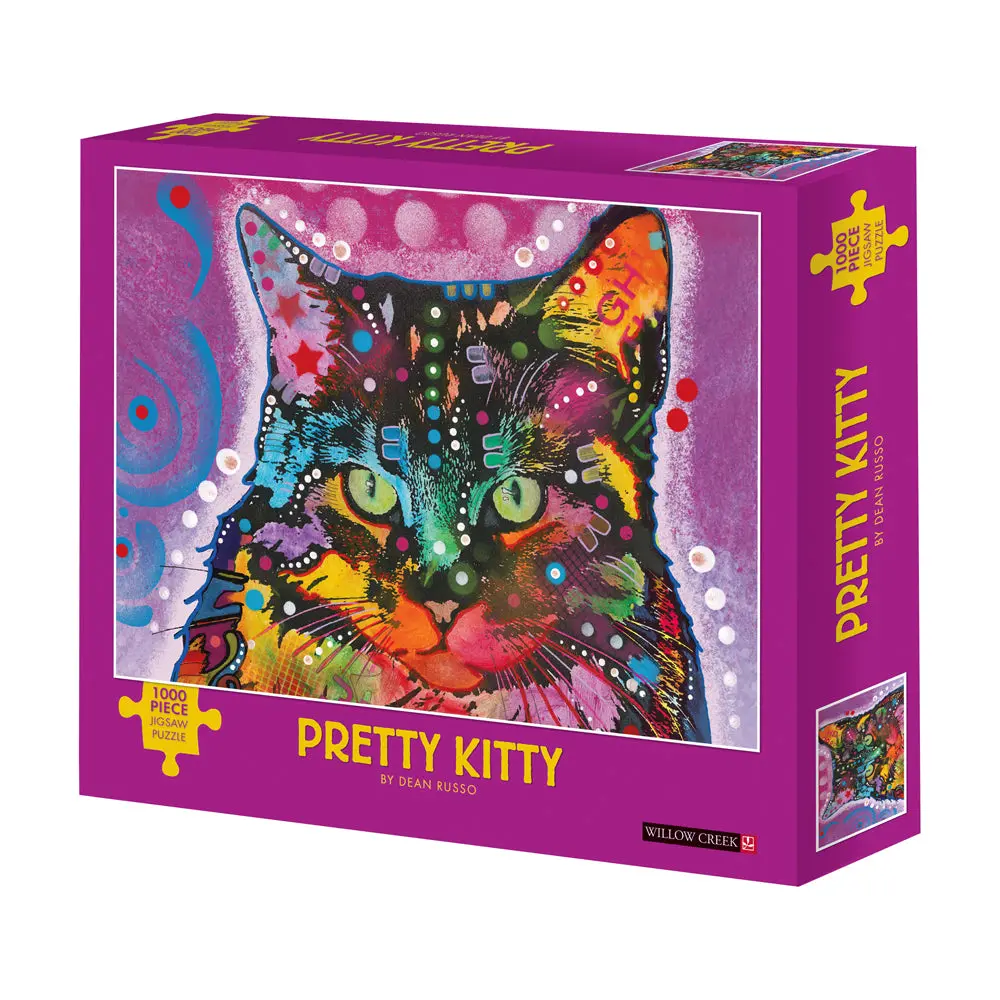 Dean Russo Pretty Kitty Jigsaw Puzzle - 1000 Pc 1