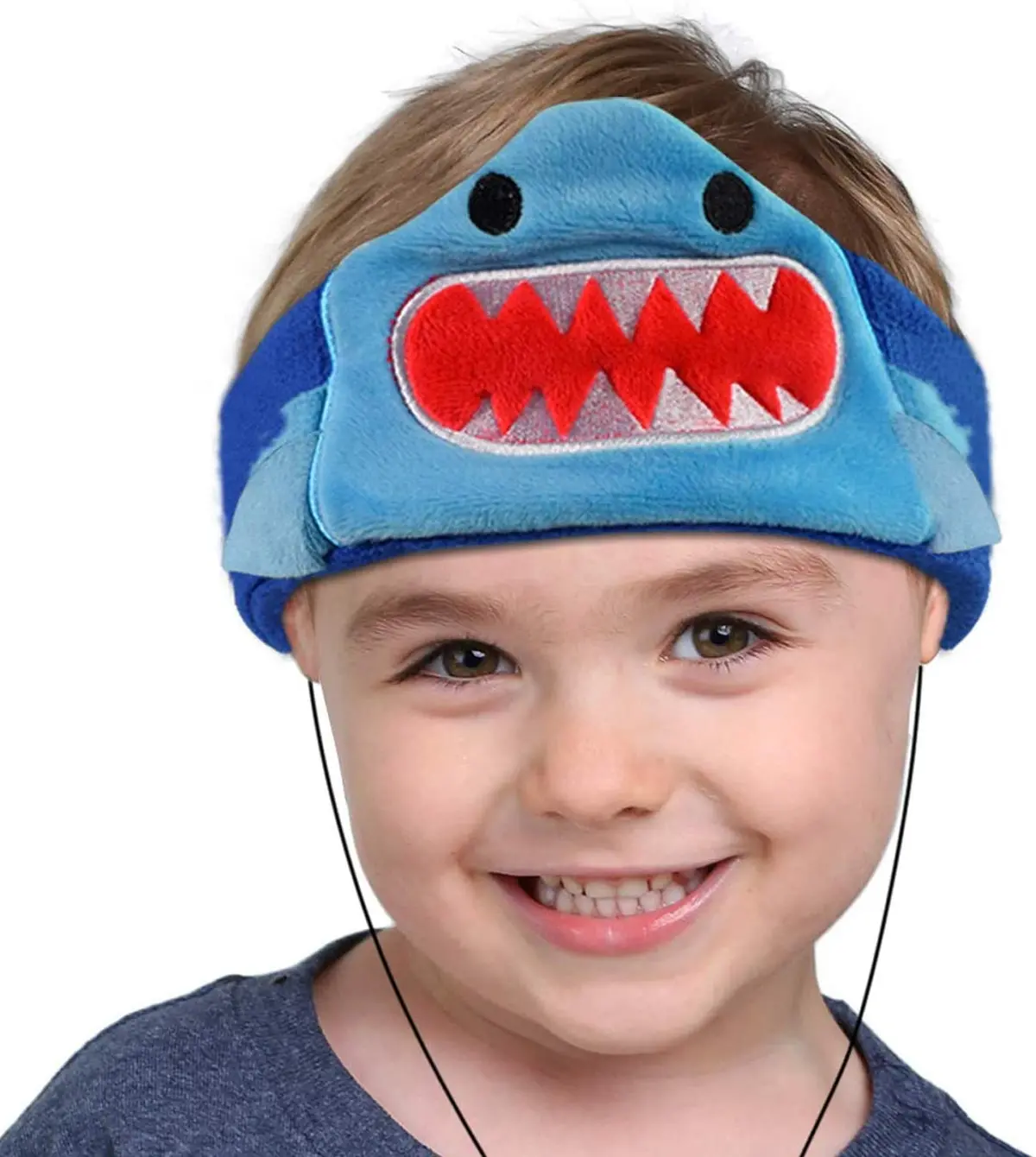 Contixo H1 Kids Adjustable Fleece Headband Headphones - Shark Design 1