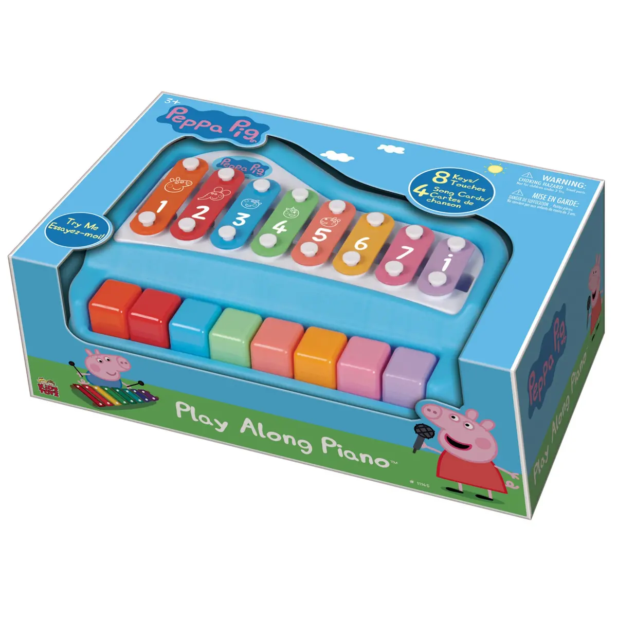 Peppa Pig 2-In-1 Play Along Piano & Xylophone Musical Toy 1