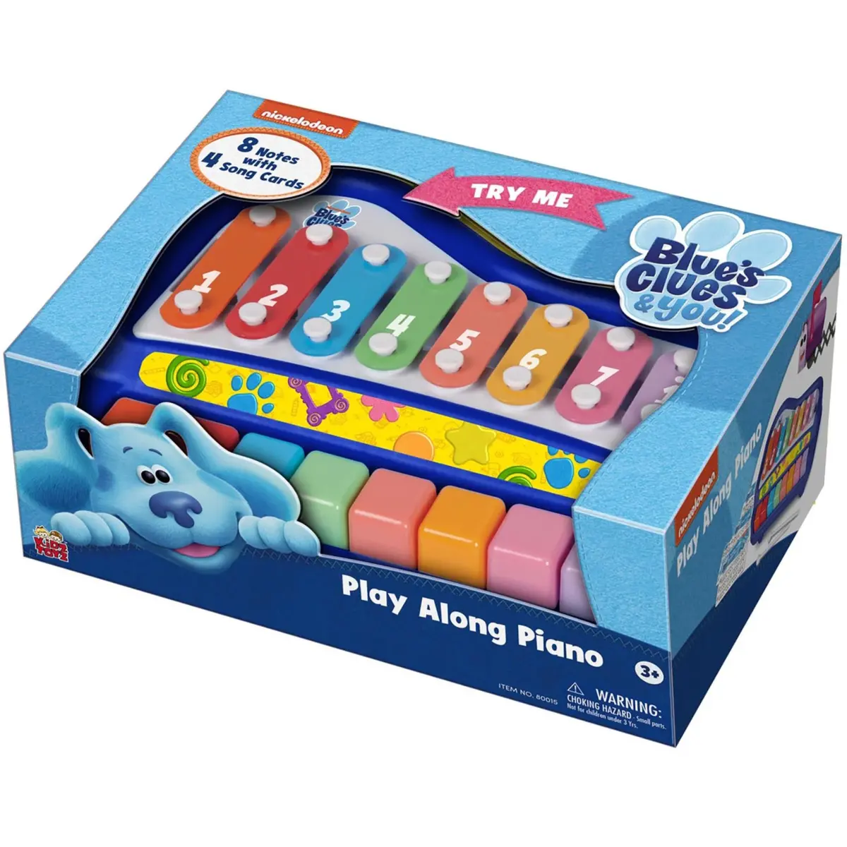 Kidz Toyz Blue's Clues Play Along Piano And Xylophone 1