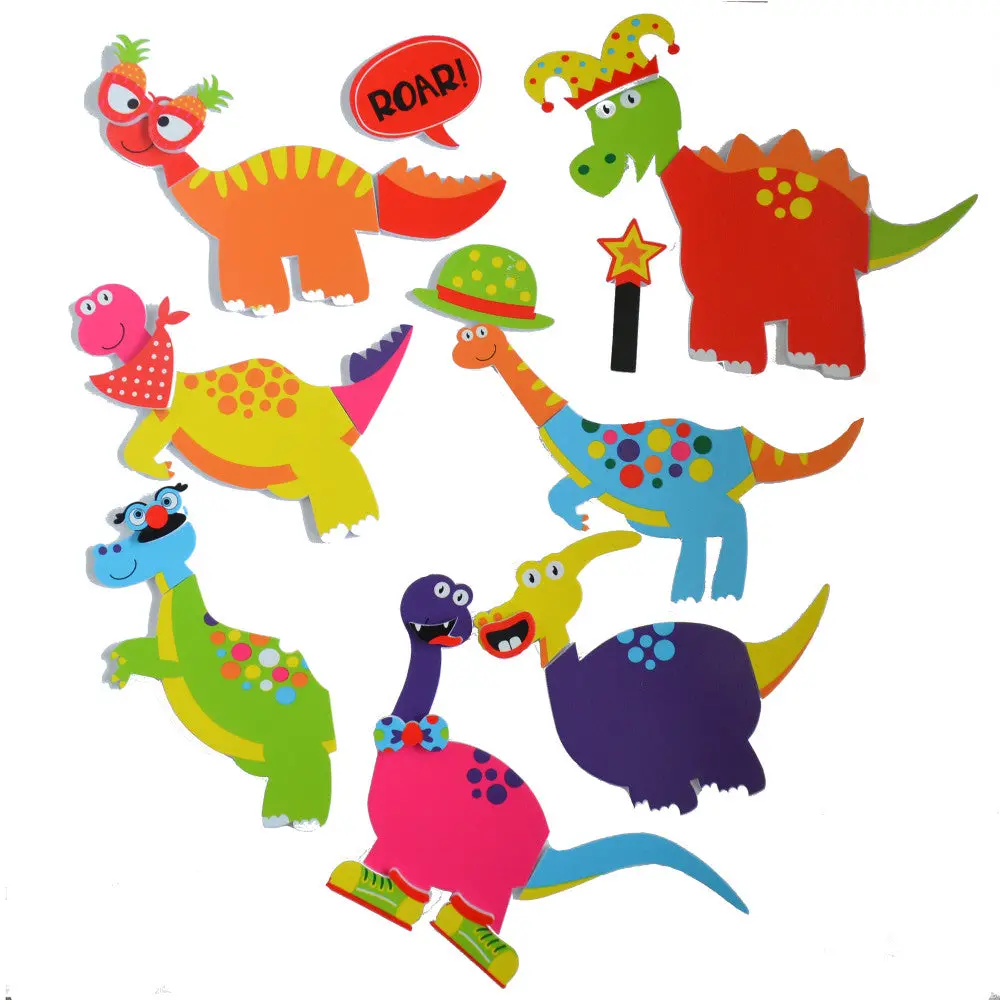 Buddy & Barney: Magical Mix & Match Dinosaur Bath Time Stickers 1