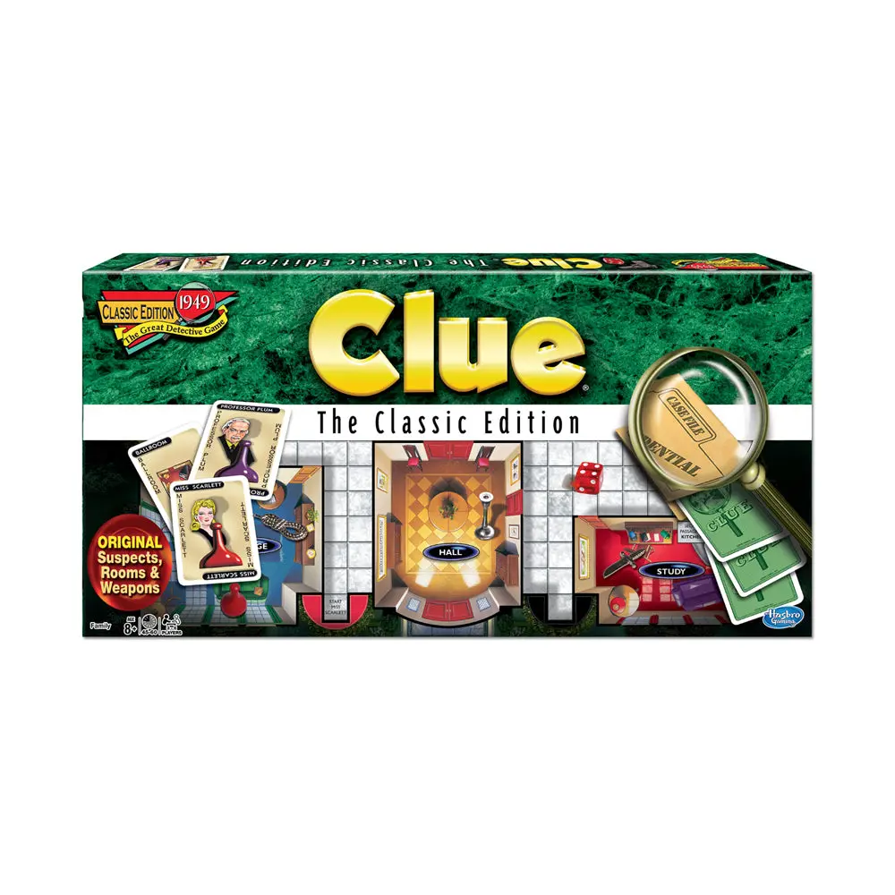 Clue Classic Edition Board Game By Winning Moves 1