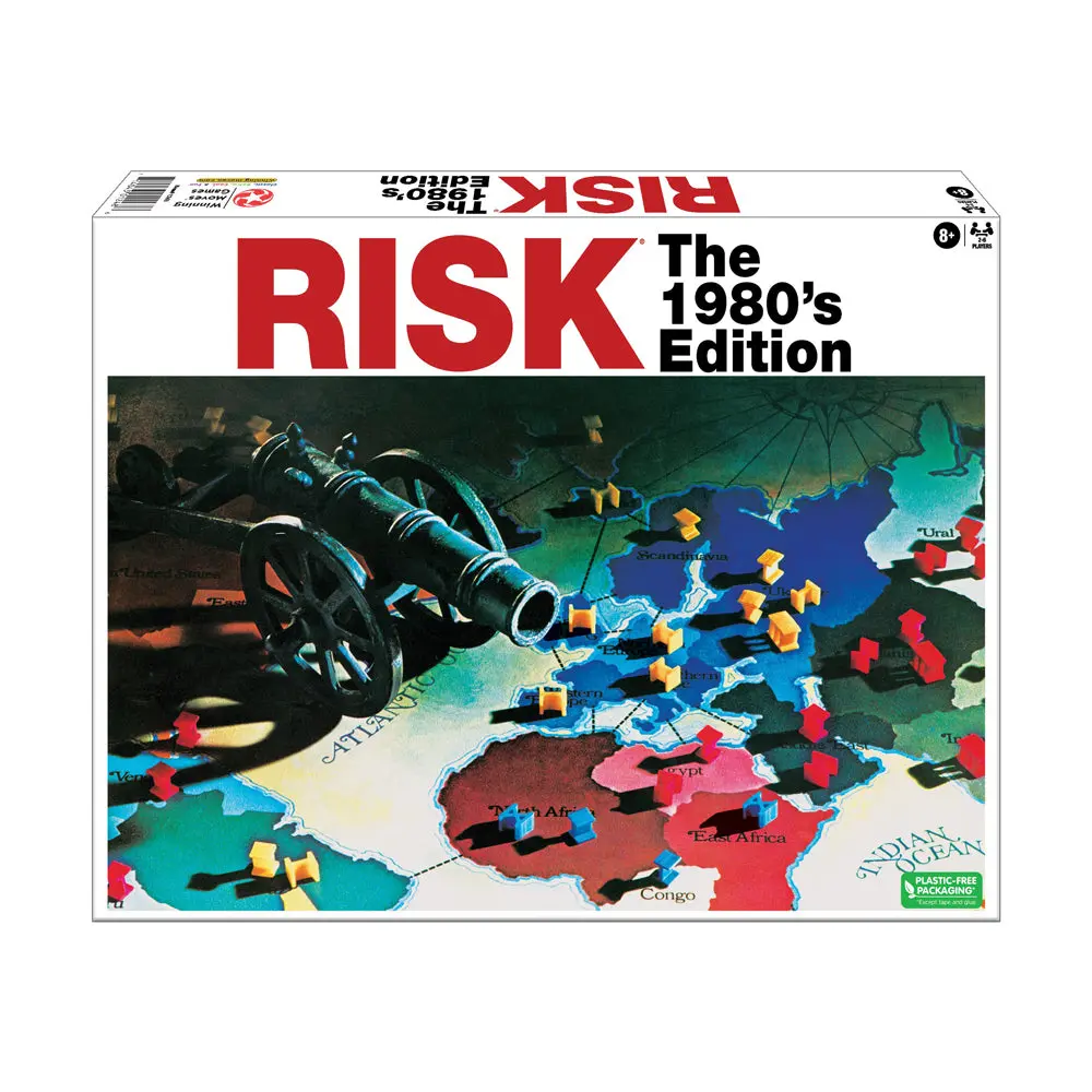 Risk 1980'S Edition Classic Strategy Board Game 1