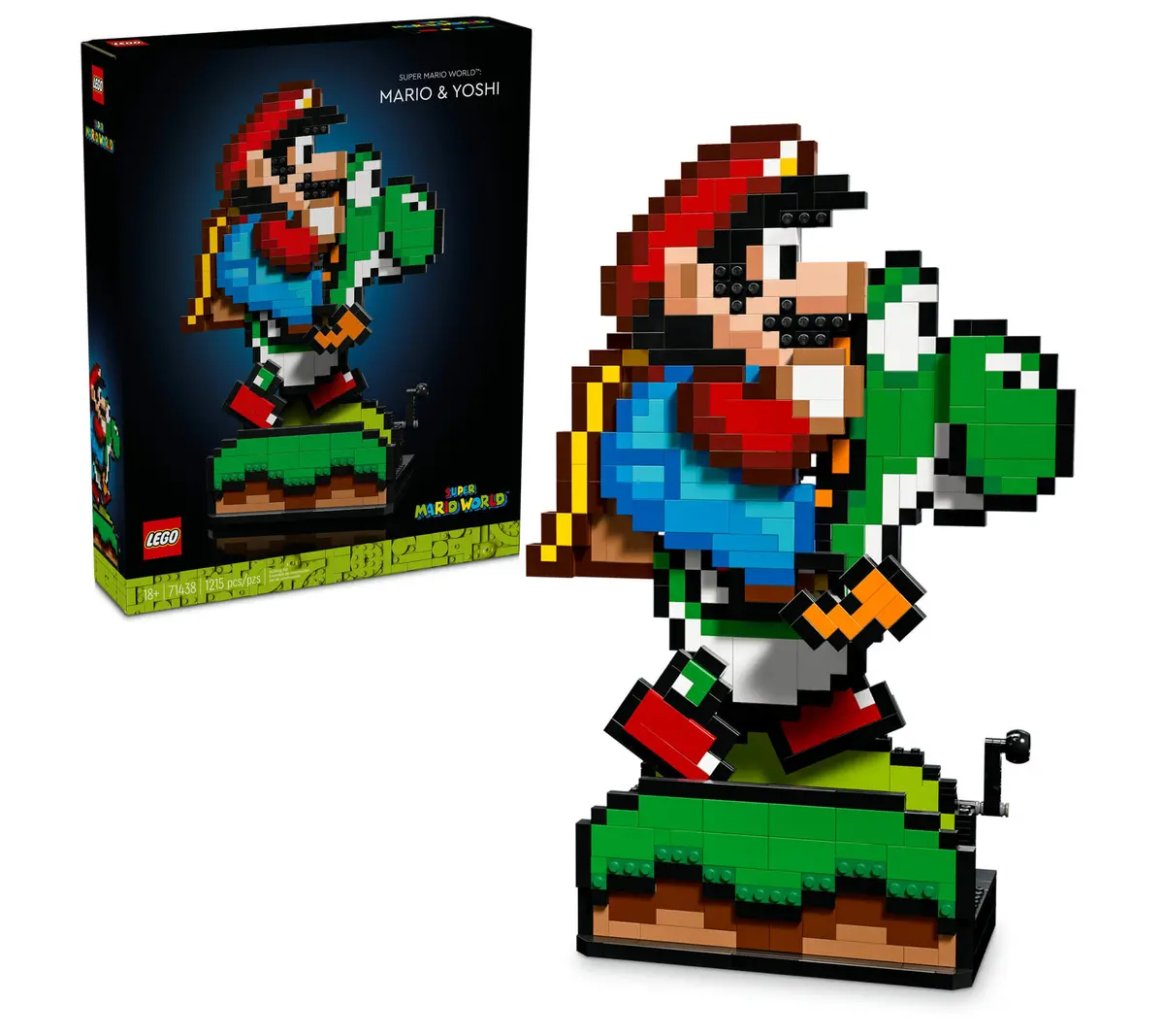 Lego Super Mario World: Mario & Yoshi 71438 Display Model 1