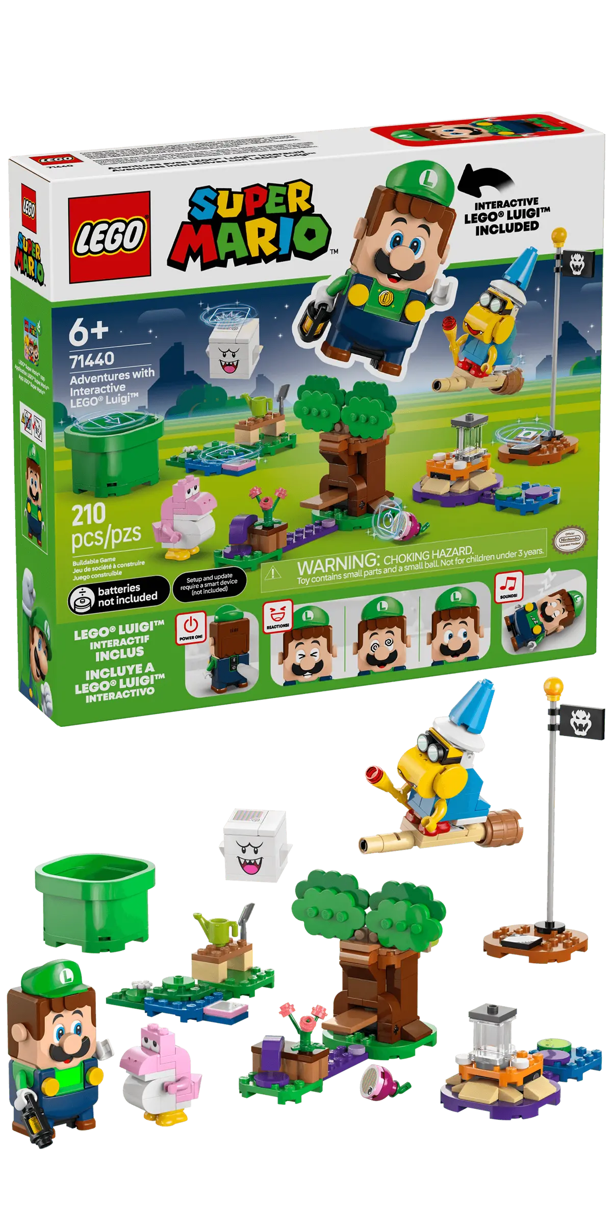 Lego Super Mario Adventures With Interactive Lego Luigi Set 71440 1
