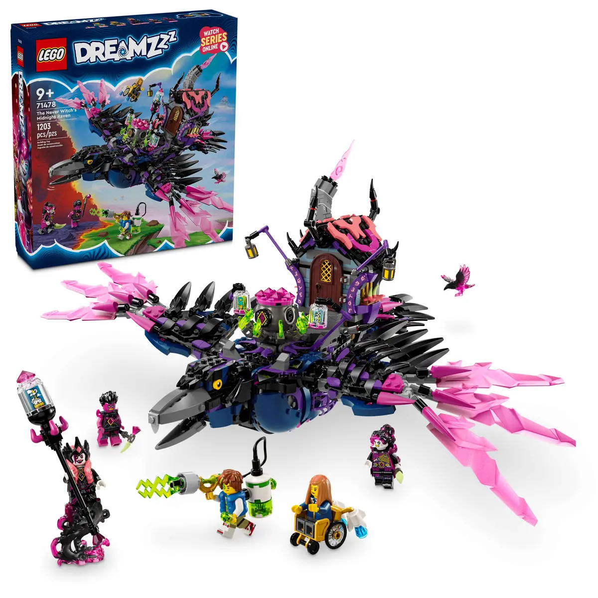 Lego Dreamzzz™ The Never Witch’S Midnight Raven 1203-Piece Set 1