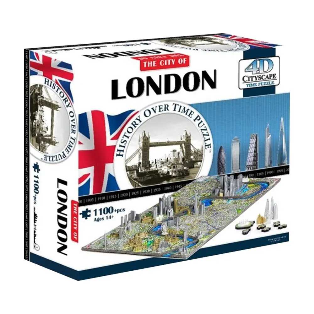 4D Cityscape Time Puzzle - London, England - 1230 Pc 1