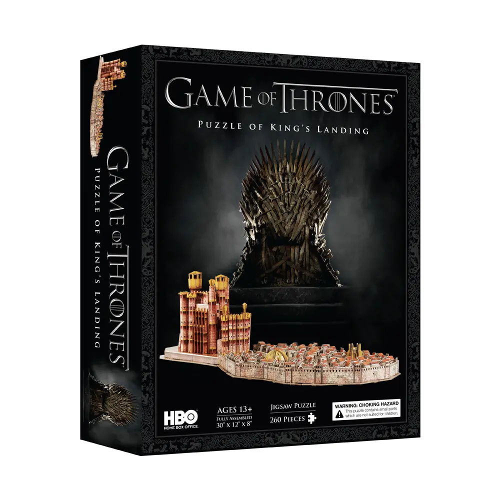 4D Cityscape Game Of Thrones: Kings Landing 3D Puzzle - 260 Pc 1