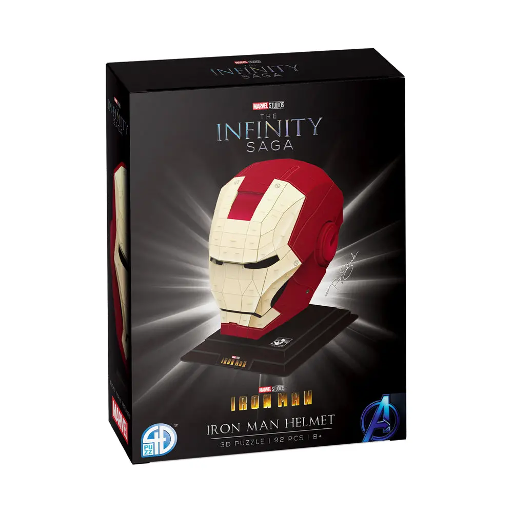 Marvel The Infinity Saga Iron Man Helmet 3D Puzzle - 92 Piece Set 1