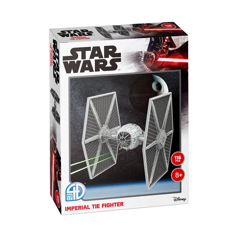 4D Cityscape Star Wars Imperial Tie Fighter Large Scale Paper Model Kit 1