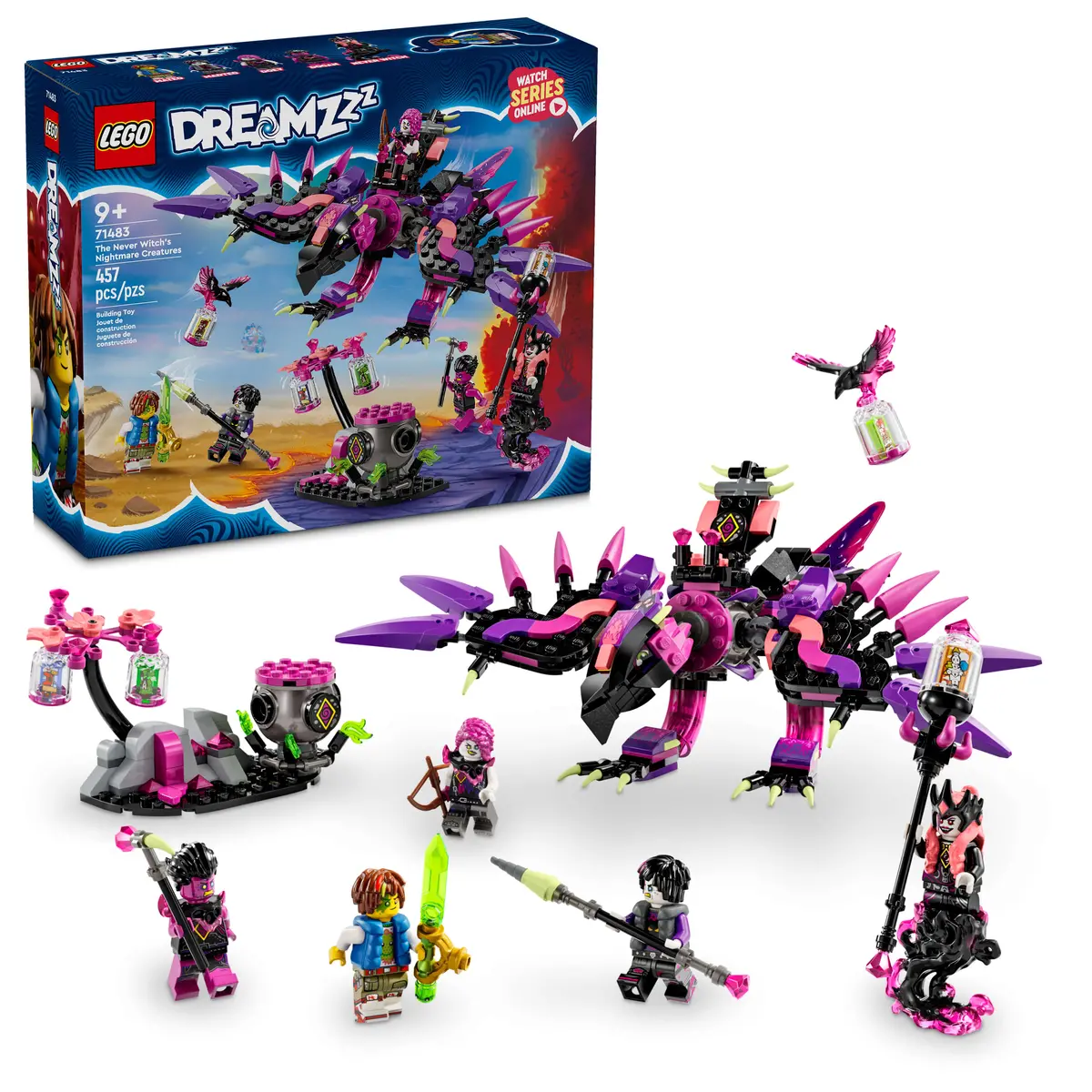 Lego Dreamzzz The Never Witch’S Nightmare Creatures 457-Piece Set - 71483 1