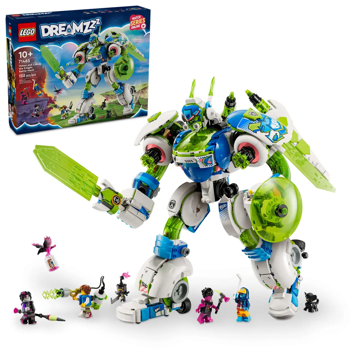 Lego Dreamzzz™ Mateo And Z-Blob Knight Mech Transformation Set - 1333 Pieces 1