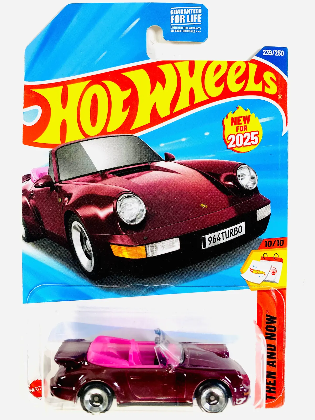 Hot Wheels 'Porsche 911 Turbo Cabriolet - Damaged Card 1