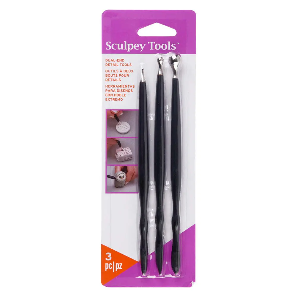 Sculpey Sculptor's Dream Dual End Detail Tools – 3Pc Sculpting Set 1