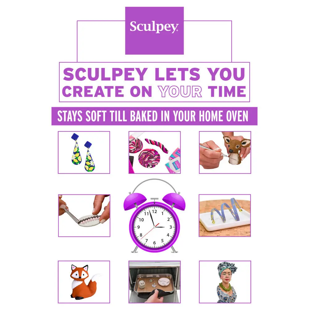 Super Sculpey Ultralight: Creative White Polymer Clay - 8Oz Pack 1