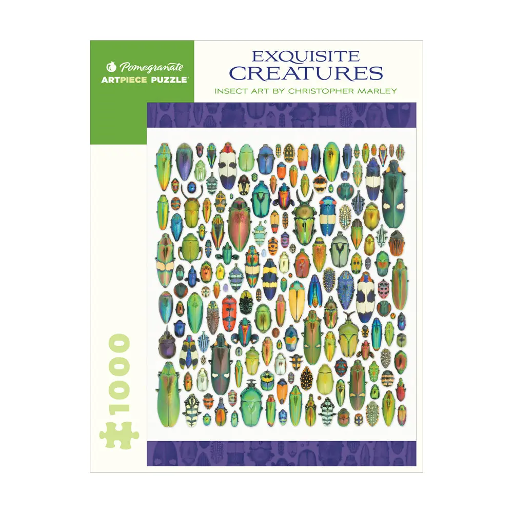 Christopher Marley Exquisite Creatures Insect Art Jigsaw Puzzle - 1000 Pc 1