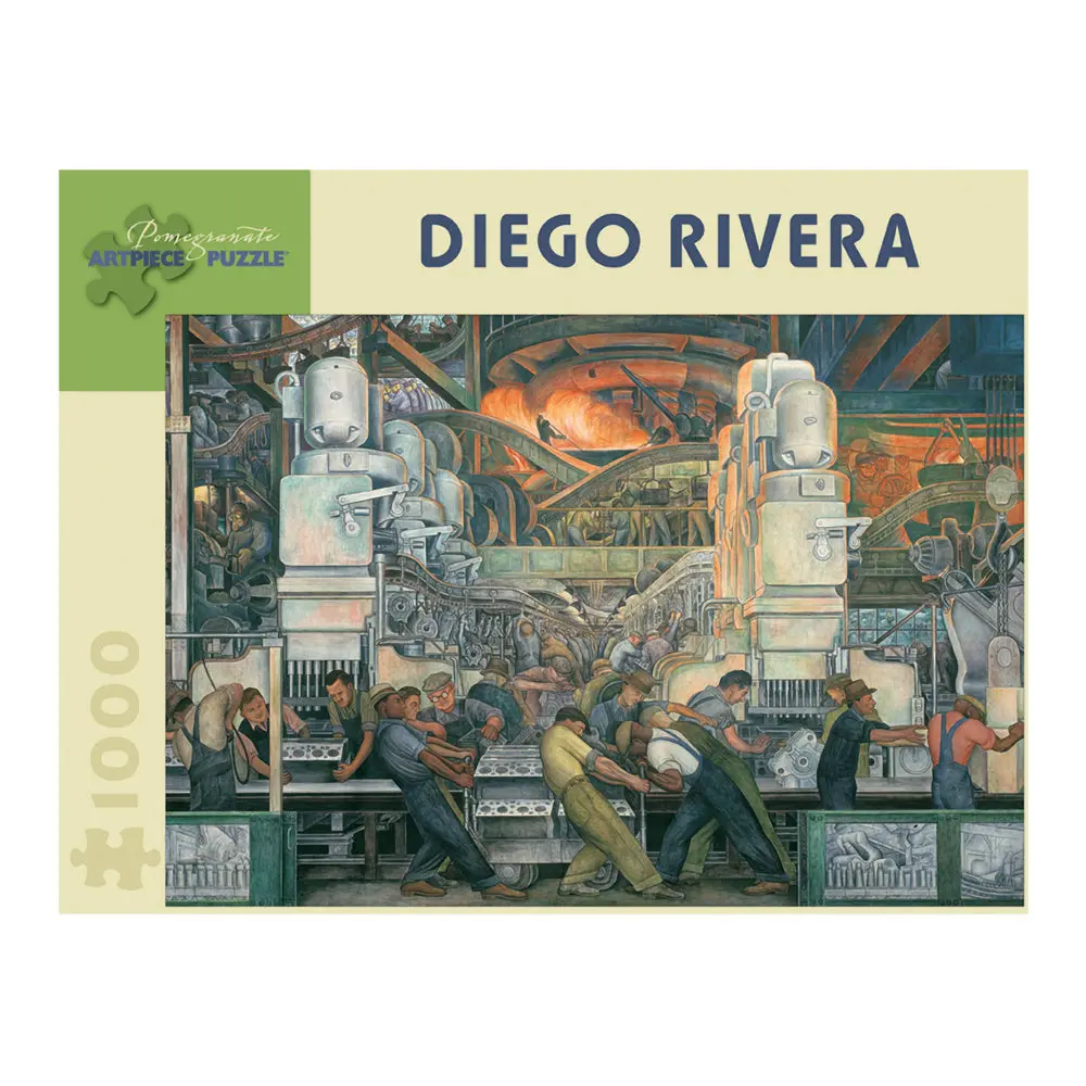 Pomegranate Diego Rivera Detroit Industry Jigsaw Puzzle - 1000 Pc 1