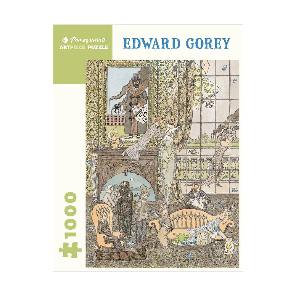 Pomegranate Edward Gorey Frawgge Manufacturing Co. 1000 Piece Puzzle 1