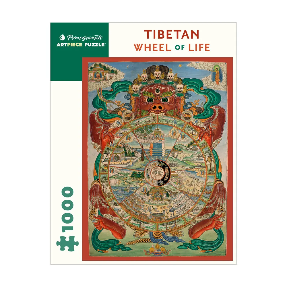 Pomegranate Tibetan Wheel Of Life Jigsaw Puzzle - 1000 Pc 1