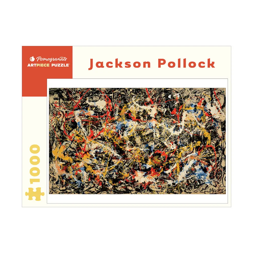 Pomegranate Jackson Pollock Convergence 1000-Piece Jigsaw Puzzle 1