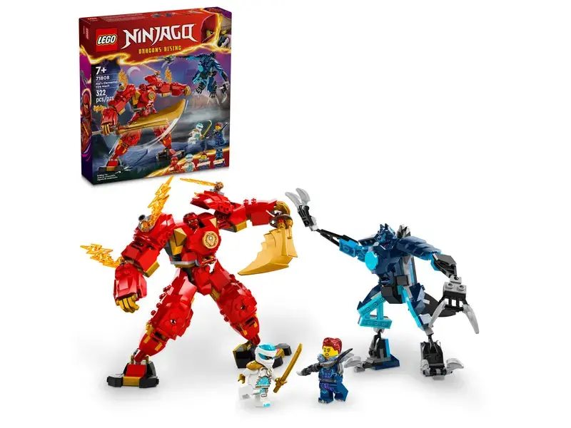 Lego Ninjago 322-Piece Kai's Elemental Fire Mech Toy 71808 1